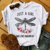 Just A Girl Who Loves Dragonflies Men T-shirt DV01