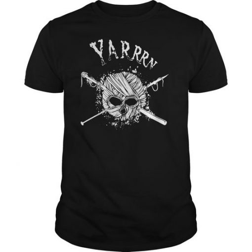 Knitting Yarn Skull T Shirt KH01