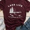 Lake Life Womens T-shirt AV01