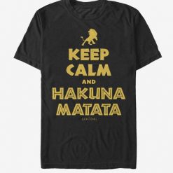 Lion King Keep Calm T-Shirt FR01