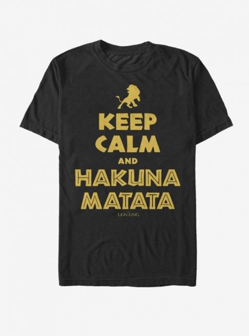 Lion King Keep Calm T-Shirt FR01