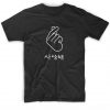 Love Korean Finger T-shirt DAN