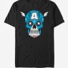 Marvel Captain America Sugar Skull T-Shirt KH01