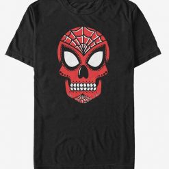 Marvel Halloween Spider-Man Sugar Skull T-Shirt KH01