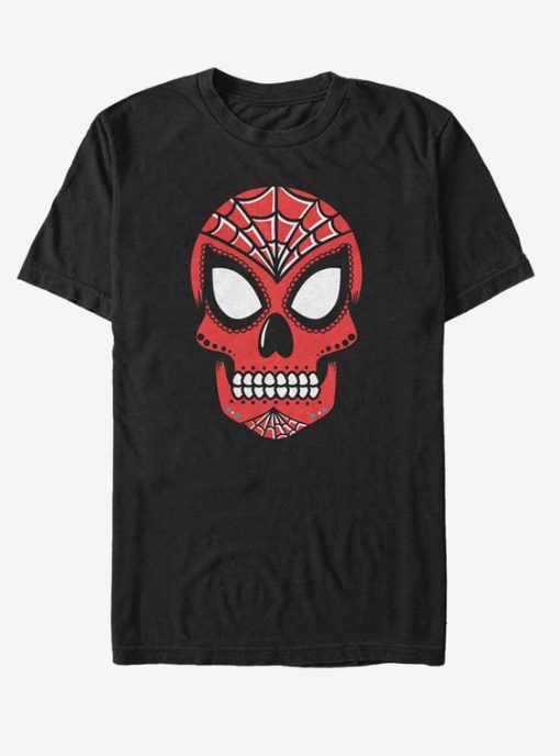 Marvel Halloween Spider-Man Sugar Skull T-Shirt KH01