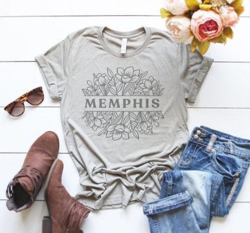Memphis Love Flower T-Shirt ZK01