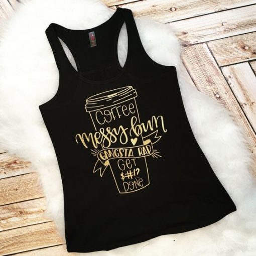 Messy Bun Gangsta Tank top AV01