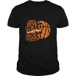 My Heart Is On That Court T Shirt FD01