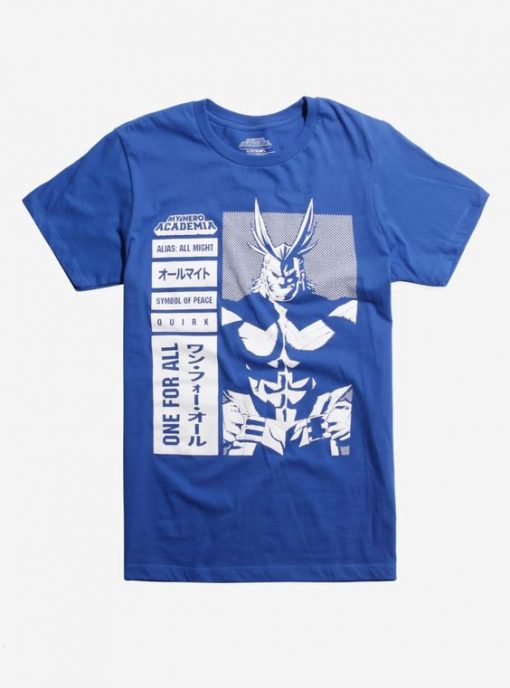 My Hero Academia All Might One For All T-Shirt AD01