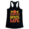 Pumpkin Spice Life Burnout Tank Top AV01