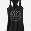 Rebel Logo Streak Girls Tank Top FD01