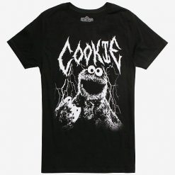 Sesame Street Metal Cookie Monster T-Shirt AD01