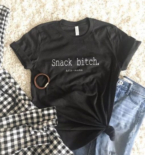 Snack bitch graphic T-shirt AV01