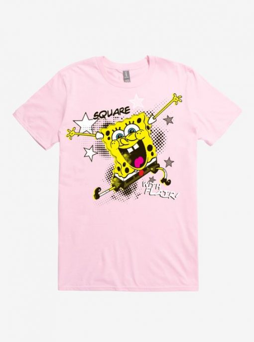 SpongeBob Square with Flair T-Shirt SN01
