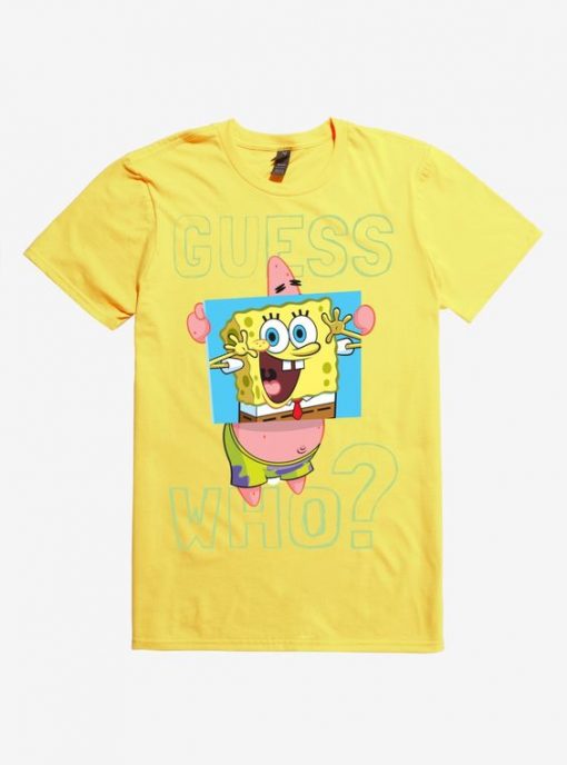 Spongebob Guess Who T-Shirt AD01
