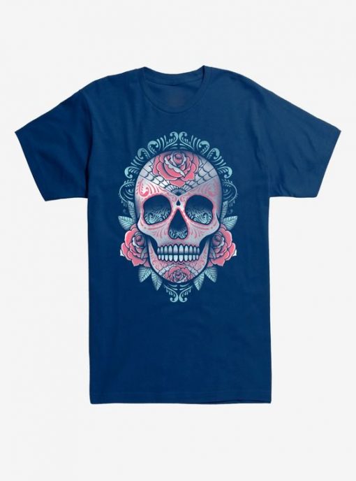 Sugar Skull Rose T-Shirt KH01