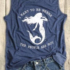 The People Are Not Mermaid Tank Top DV01