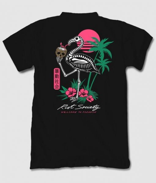 Tropical Skeleton T-Shirt FR01