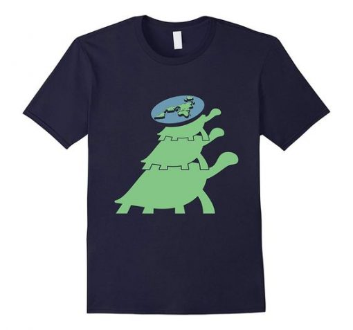 Turtle All The Way Down T-Shirt AD01