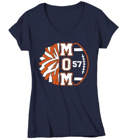 Women's Personalized Cheer Mom T Shirt FD01