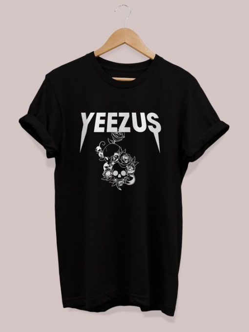 Yeezus Skull Flowers Tee T-shirt FD01
