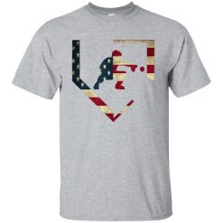 american flag baseballin T-shirt Fd01