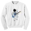 Astronaut playing guitar sweatshirt SR30