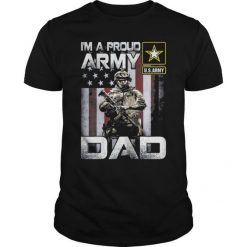 Back Proud Army Dad T-Shirt FD01