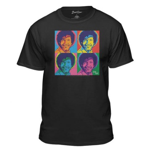 Bob Ross Colorful Faces T-Shirt AV29