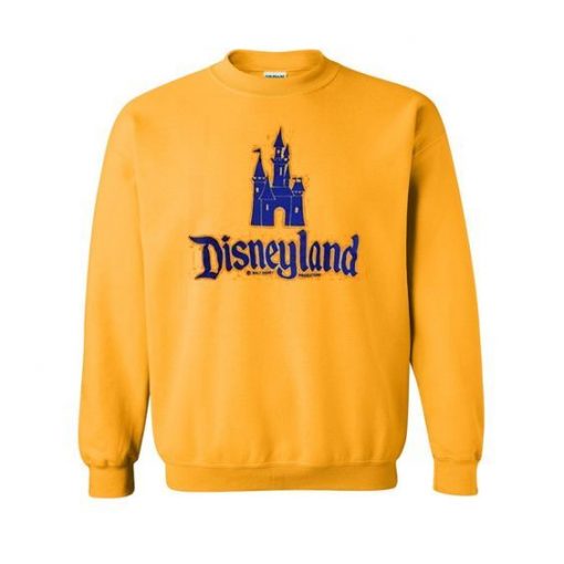 Castle Disneyland Yellow Sweatshirt EL29
