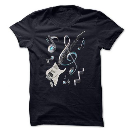 Classy Musical Stripped Fender T-Shirt EL01