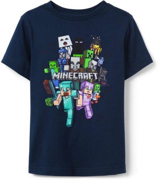 Crazy 8 Minecraft T-Shirt VL01