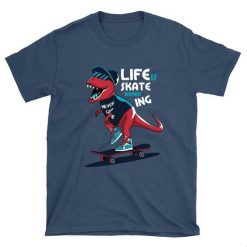 Dino Skateboarding T-Shirt EL01