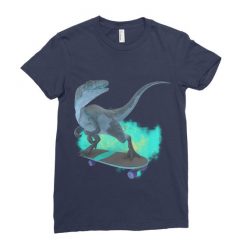 Dinosaur Skateboarding Youth T Shirt EL01