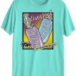 Enjoy Coca-Cola pop art style graphic T-shirt ER29