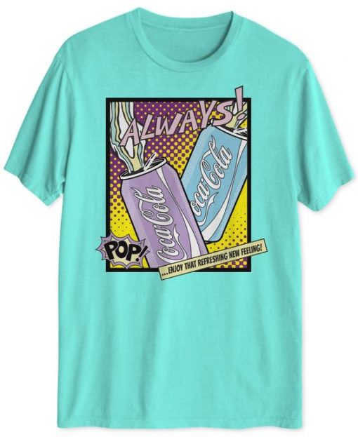 Enjoy Coca-Cola pop art style graphic T-shirt ER29