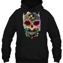 Floral Skull Hoodie EM01