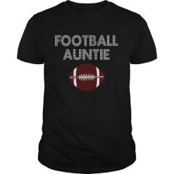 Funny Football Auntie T Shirt  FD01