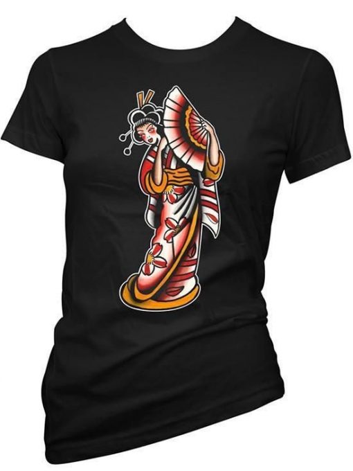 Geisha Pin Up T Shirt SR01