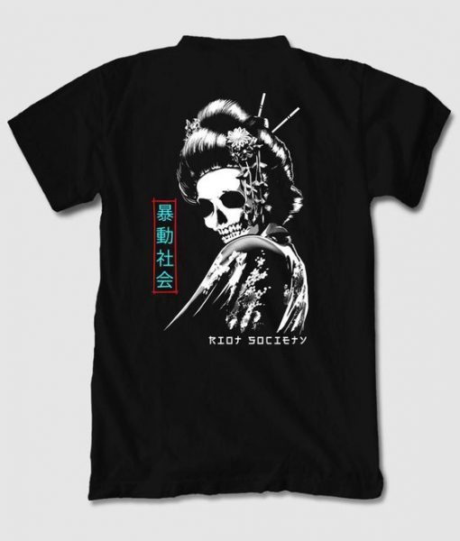 Geisha Skull T-Shirt EM01