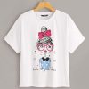 Girl Print Tee T Shirt SR30