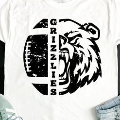 Grunge Grizzlies Football T-shirt FD01