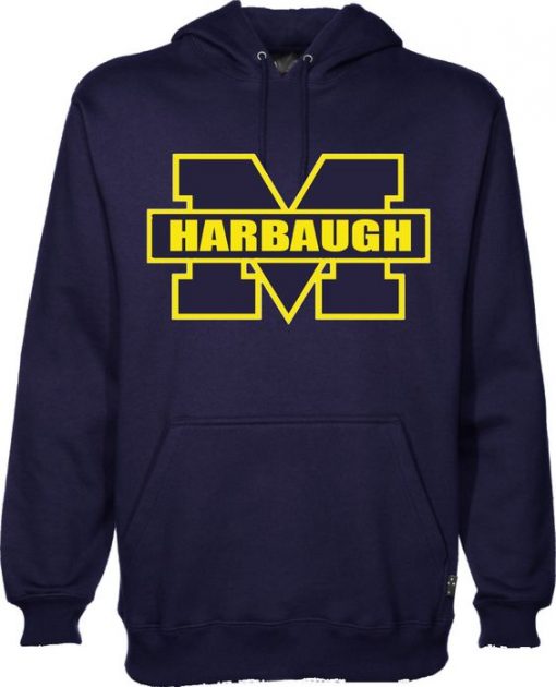 Harbaugh Michigan Hoodie VL01