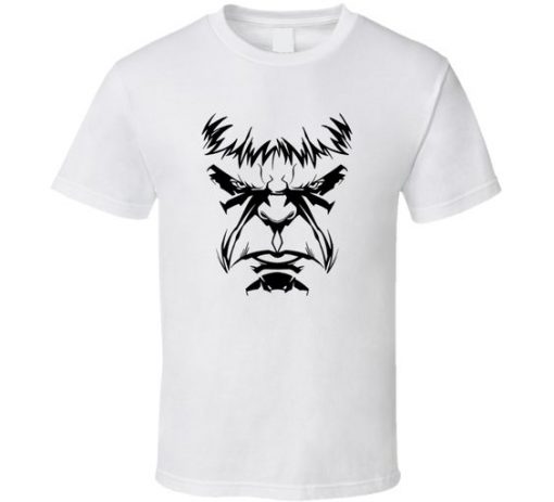 Hulk Face T Shirt SR01