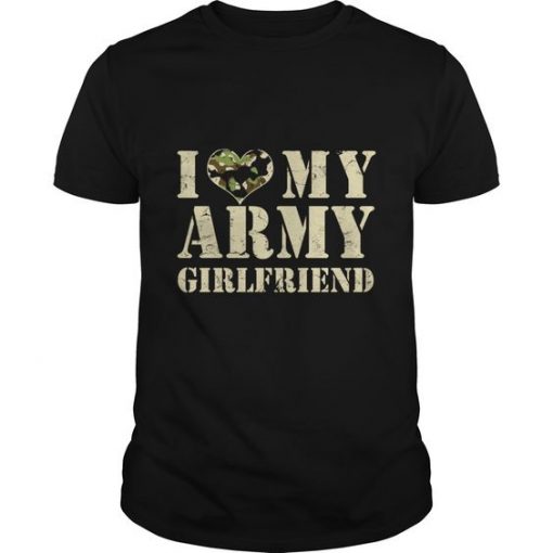 I Love My Army Girlfriend T Shirts FD01