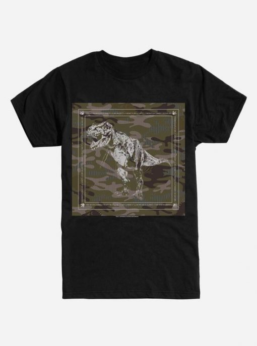 Jurassic World Army T-Shirt FD01