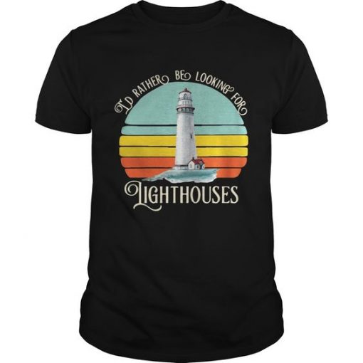Light Houses Vintage T Shirt SR01