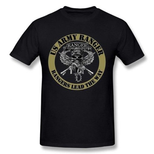 Men's Army Rangers American Special Forces T-shirt FD01