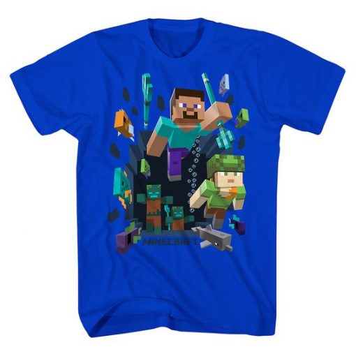 Minecraft Aquatic T-Shirt VL01