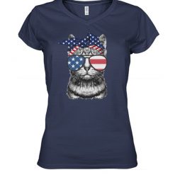 Patriot Cat T Shirt SR01